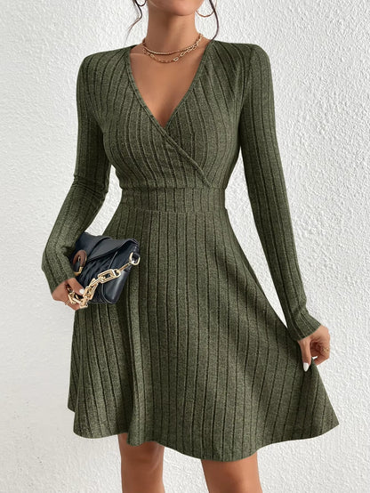 Winter Knit Sweater Dress