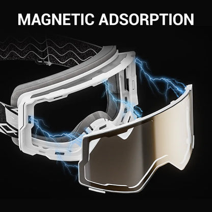 Photochromic Snow Goggles Ski Snowboard Anti-Fog Mask for Men Women Eyewear UV400 Protection Glasses Snowmobile Winter