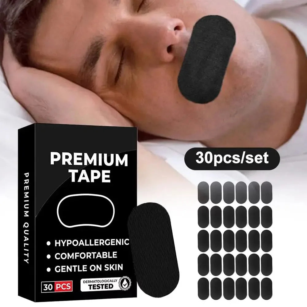 2 in 1 Anti-Snoring Nose Strips and Mouth Tape for Improved Nasal Expansion and Sleeping Snoring Relief