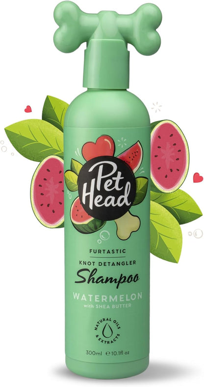 Furtastic Hundeshampoo | Wassermelonenduft | Pflegt Und Macht Langes, Lockiges Hundefell Weich | Ph-Neutral | Vegan & Tierversuchsfrei | Sanfte Formel Für Hunde Und Welpen | 300Ml