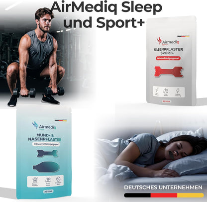Nasenpflaster & Mundpflaster Bundle 30 + 30 Stück Gegen Schnarchen | anti Schnarch Nose Strips & Mouth Tape Set Für Besseres Atmen Im Schlaf. Fördert Die Nasenatmung Und Hält Sicher Über Nacht.